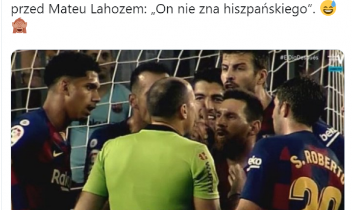 TYMI SŁOWAMI Messi bronił Ousmane'a Dembélé przed Mateu Lahozem xD